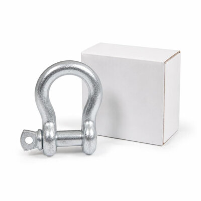 5/8" X 3.25TON HG6209 H.D.GALV'D BOW SCREW PIN SHACKLE (BST) SF6:1