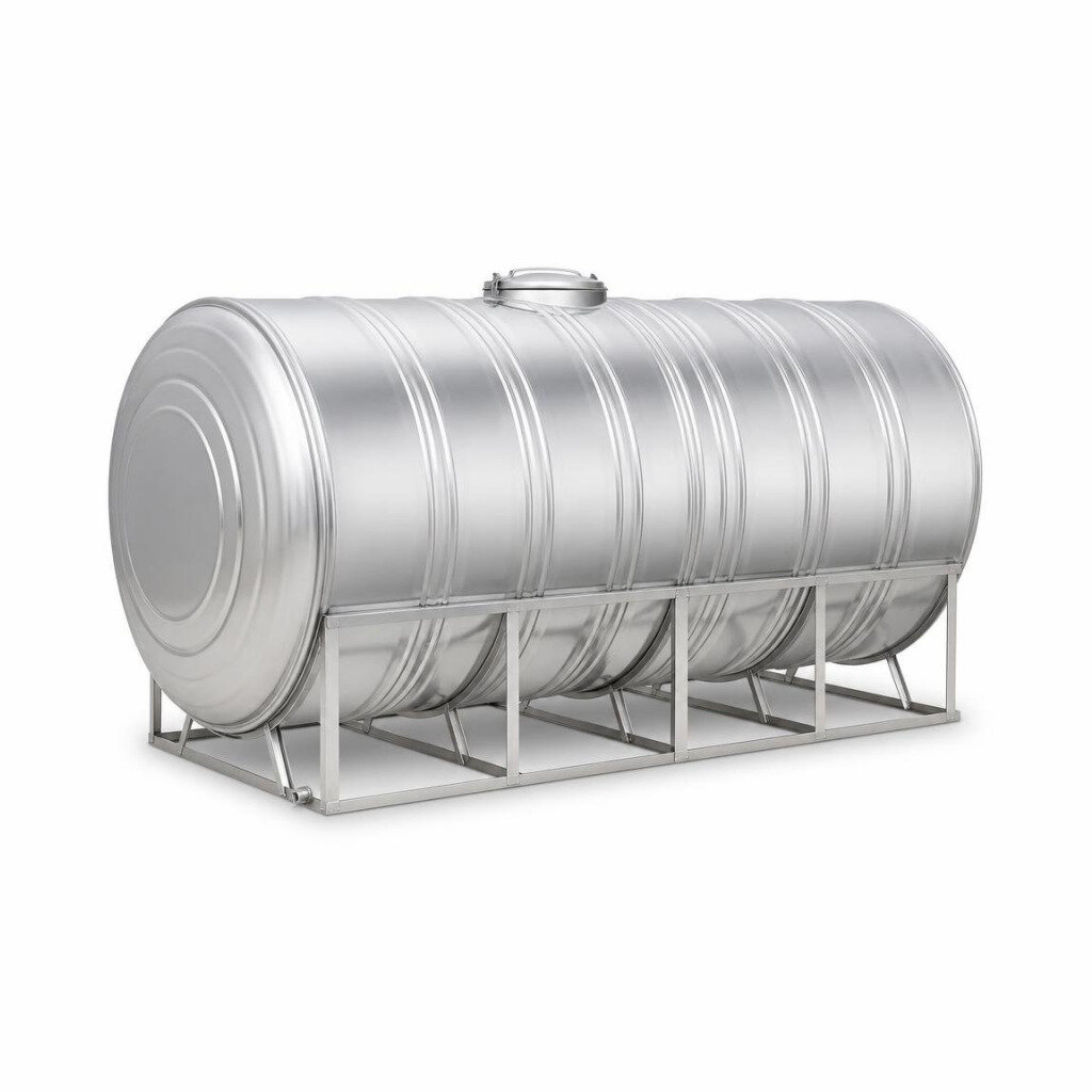 GOLDEN GZ300 3000L SUS304 S/STEEL WATER TANK - HORIZONTAL