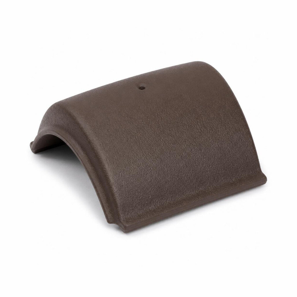 MONIER NORDICA RIDGE END TILE - HIGHLAND BROWN