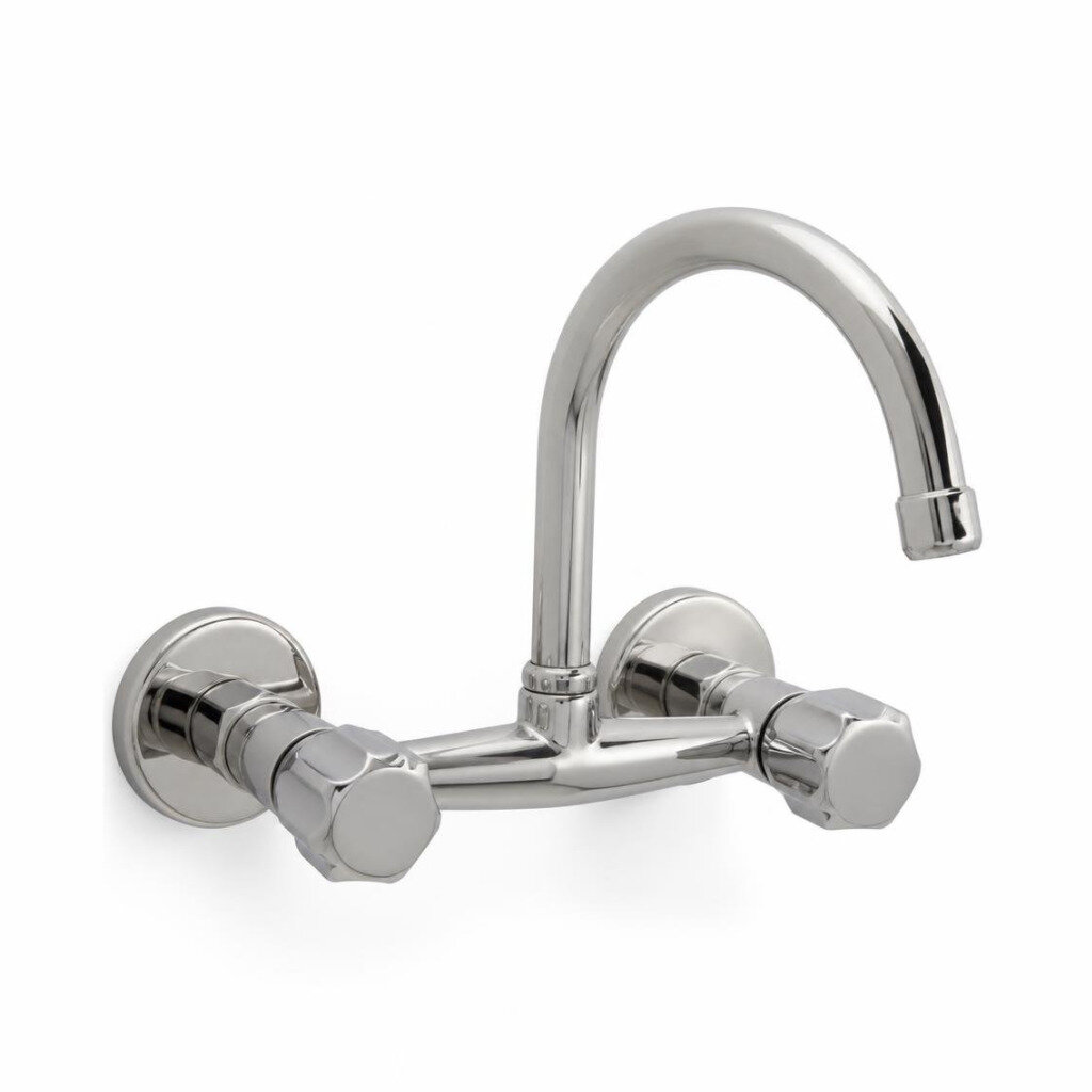 MOCHA M2122 WALL MOUNTED SINK TAP DOUBLE