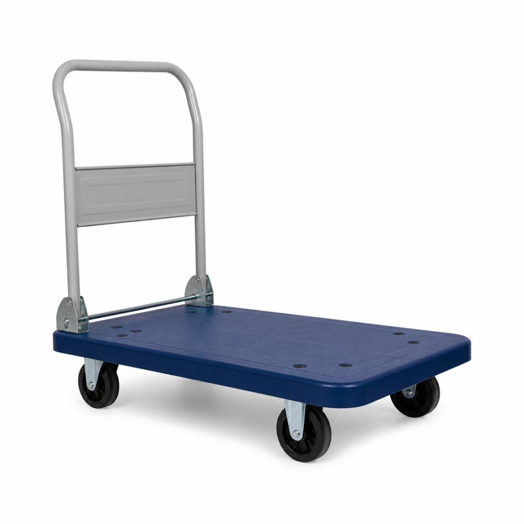 200KG FOUR WHEEL H/DUTY PVC PLATFORM HANDTRUCK