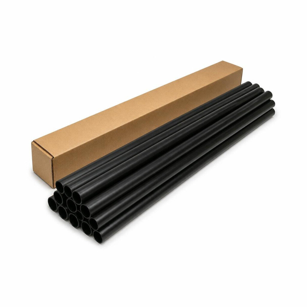 MI GLOBAL 43MM X 6M BLACK PREMIER ALUM.POLE