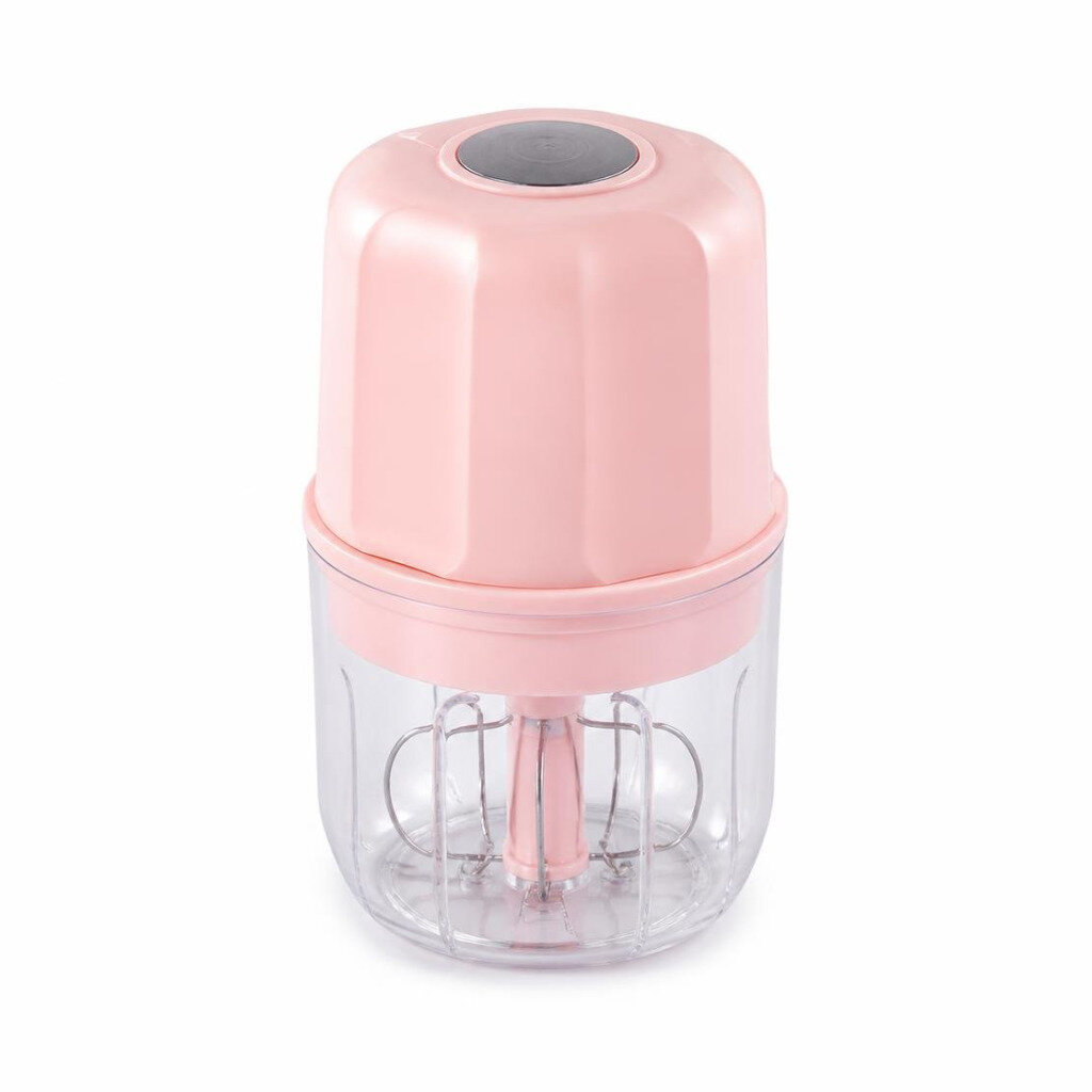 WIRELESS ELECTRIC WHISK FOOD CHOPPER -PINK