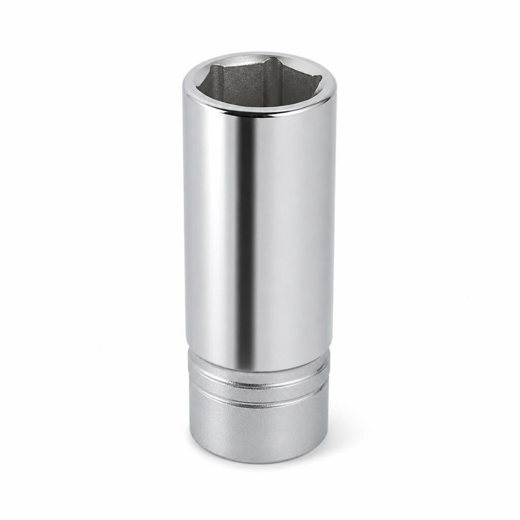 NIETZ 1/2"DR.6PT 22MM CHROME DEEP SOCKET - 500-42-022