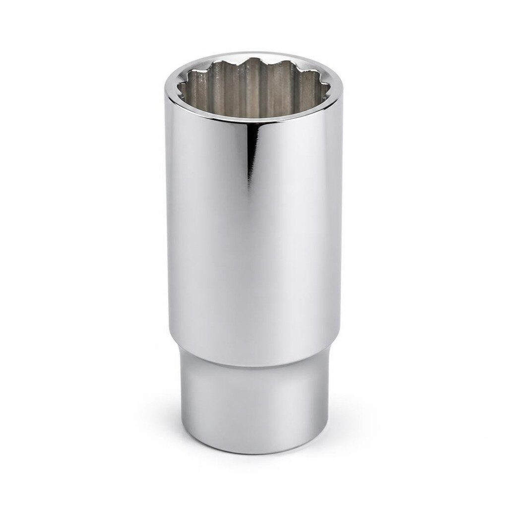NIETZ 1/2"DR.12PT 18MM CHROME SOCKET - 500-43-018