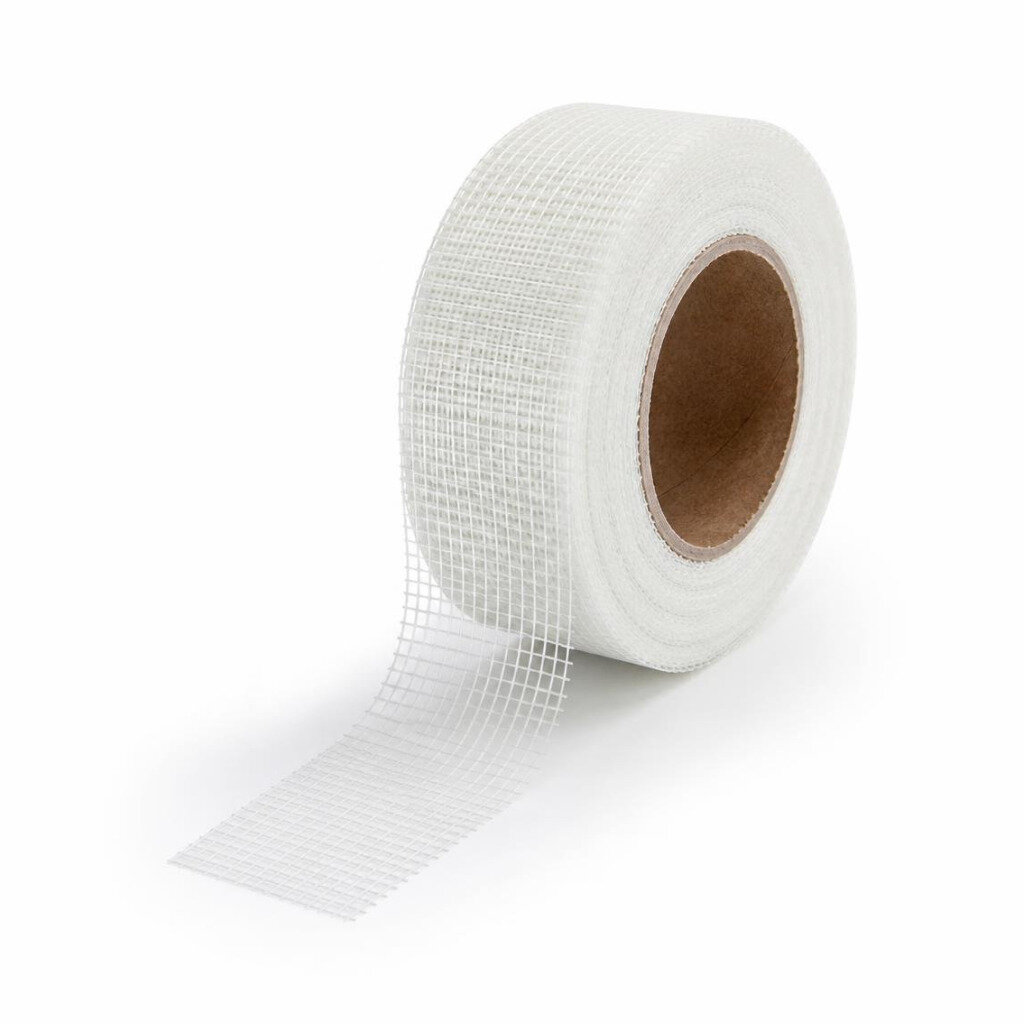 STARMAN 4" X 45M FIBREGLASS SELF-ADHESIVE MESH TAP