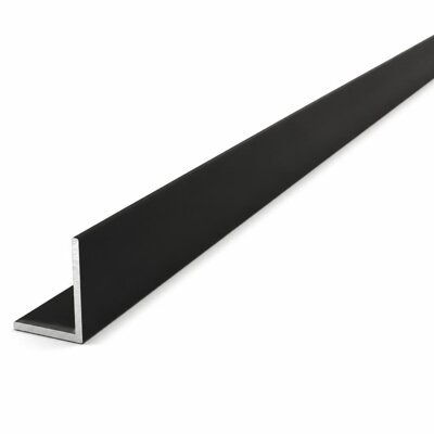 CYBERFLOR ALP2812-05 28 X 12 X 2700MM ALUM. L PROFILE - BLACK (100PCS/CTN)