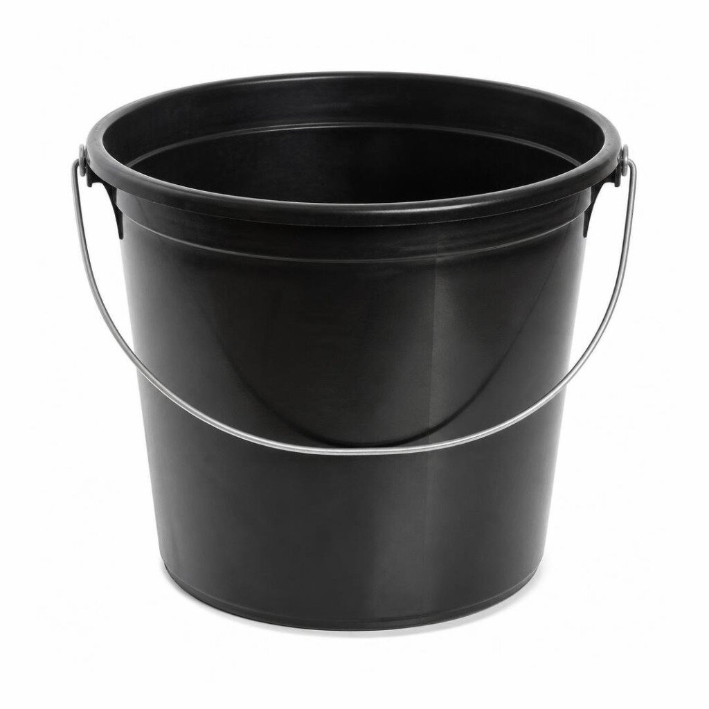 CEMENT PAIL BLACK - BIG (IRON HANDLE)(3DOZEN/BUNDLE)