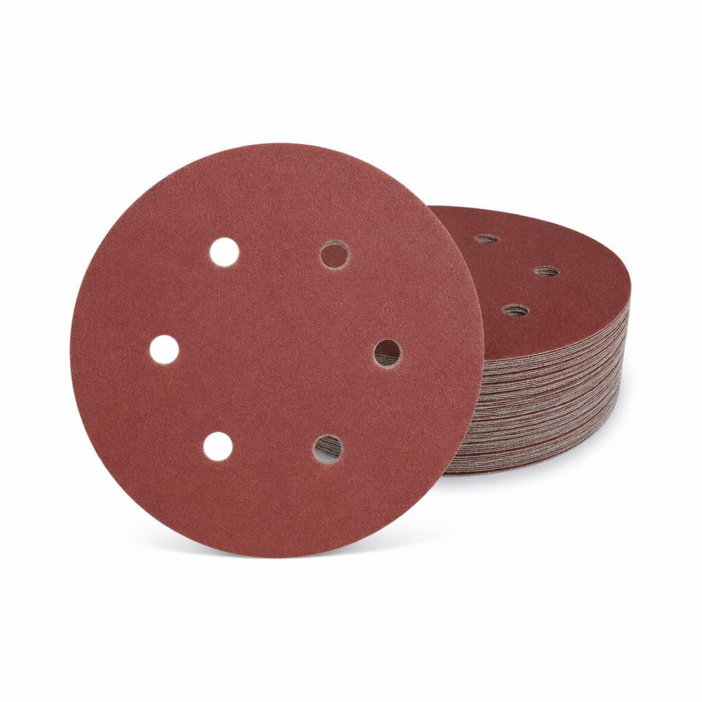 #320 5" SANDING DISC VELCRO (6HOLE)