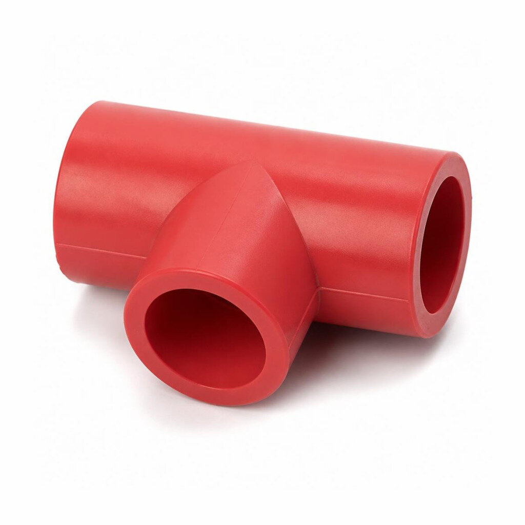 50 X 25MM POLY RED. TEE
