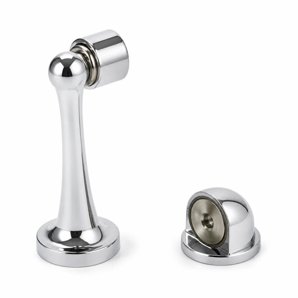 CHROME MAGNETIC DOOR STOPPER
