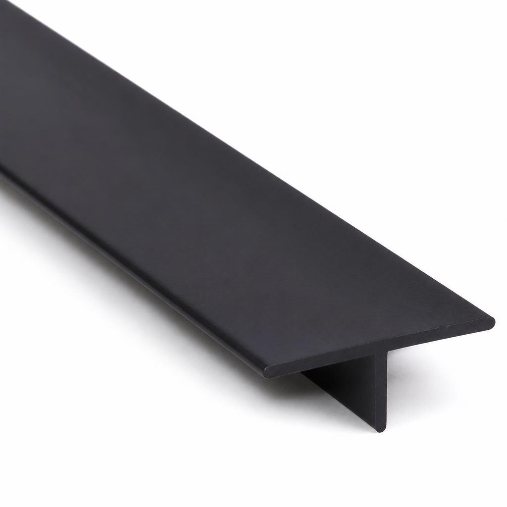 CYBERFLOR LTP4152 41 X 9.5 X 2700MM PVC T PROFILE - MATTE BLACK (50PCS/CTN)