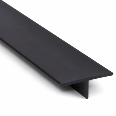 CYBERFLOR LTP4152 41 X 9.5 X 2700MM PVC T PROFILE - MATTE BLACK (50PCS/CTN)