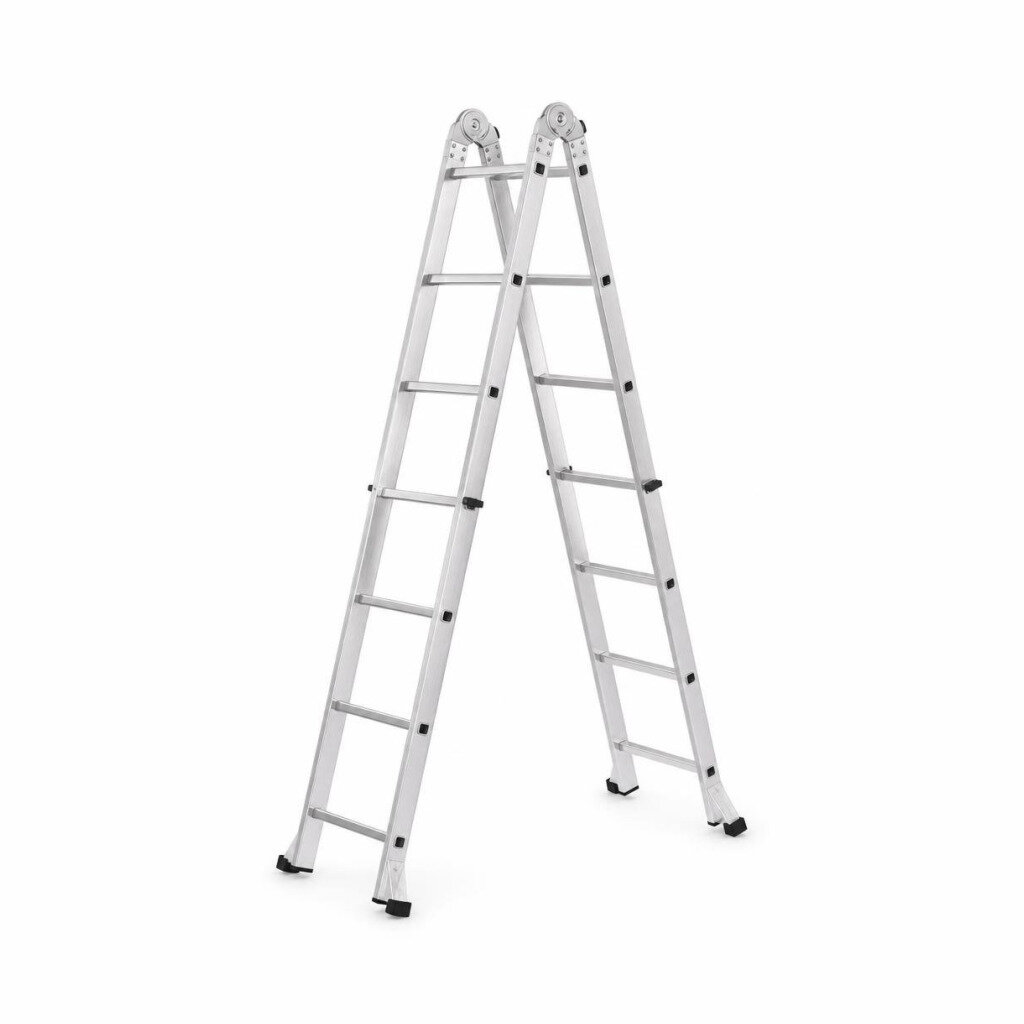 B.I. CARE 3D-HD-8 HEAVY DUTY DOUBLE SIDED ALUMINIUM LADDER