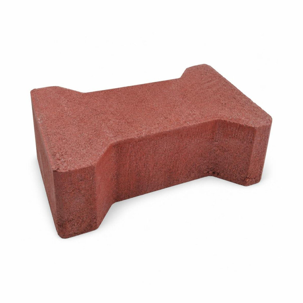 80MM X 225MM X 197MM TRAFIKA PAVER - RED