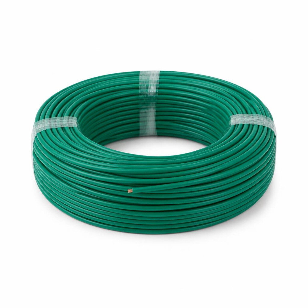 EVT 6.0MM GREEN PVC SINGLE WIRE CABLE -SIRIM