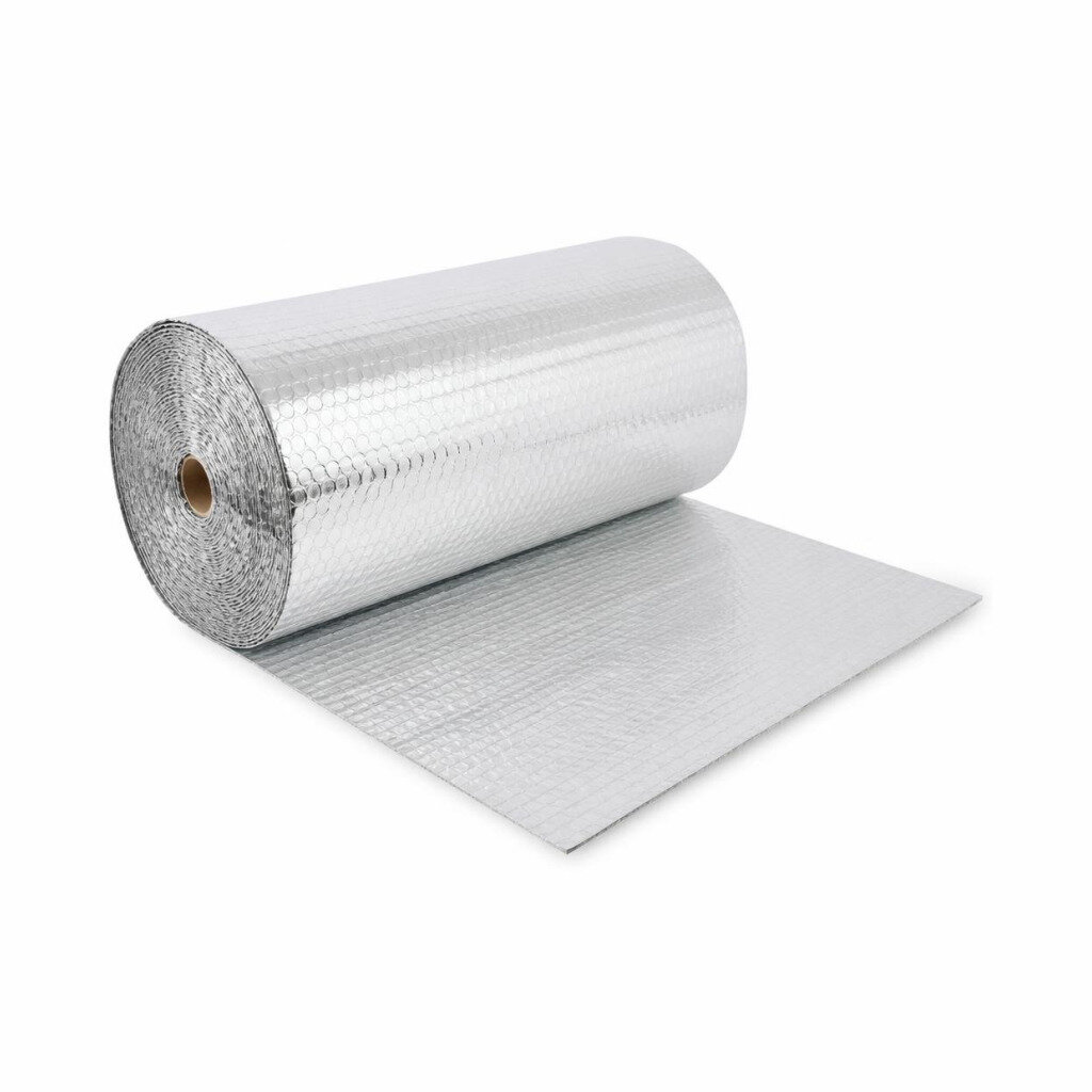 3MM X 1.2M X 30M DOUBLE SIDED METALLIZED FILM BUBBLE FOIL