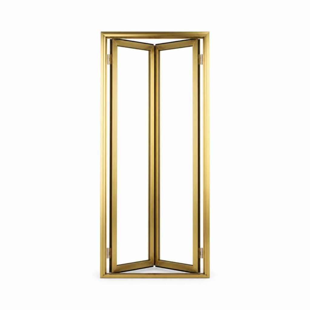 ART 36" X 84" GOLDEN BIFOLD DOOR (FRAME ONLY)