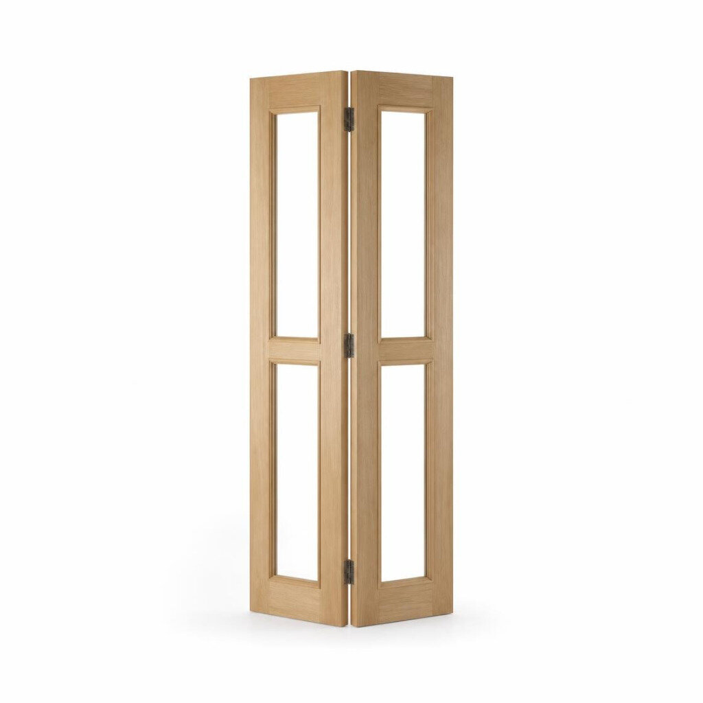 ART 36" X 84" PREMIUM BIFOLD DOOR (ARYLIC TRANSPARENT PANEL)