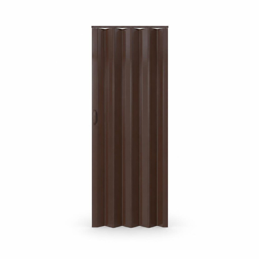 31" X 82" PVC FOLDING DOOR - BROWN