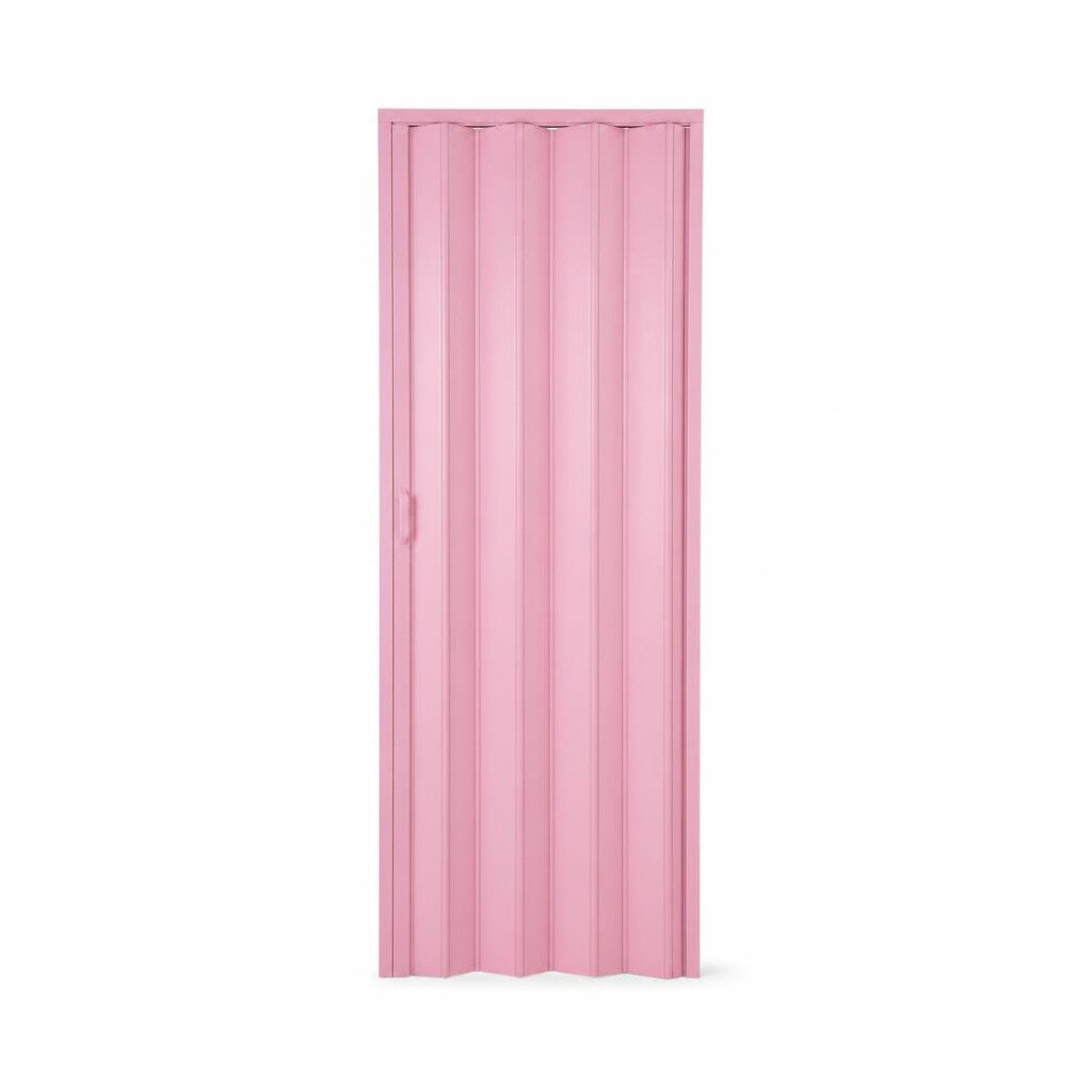 31" X 82" PVC FOLDING DOOR - PINK