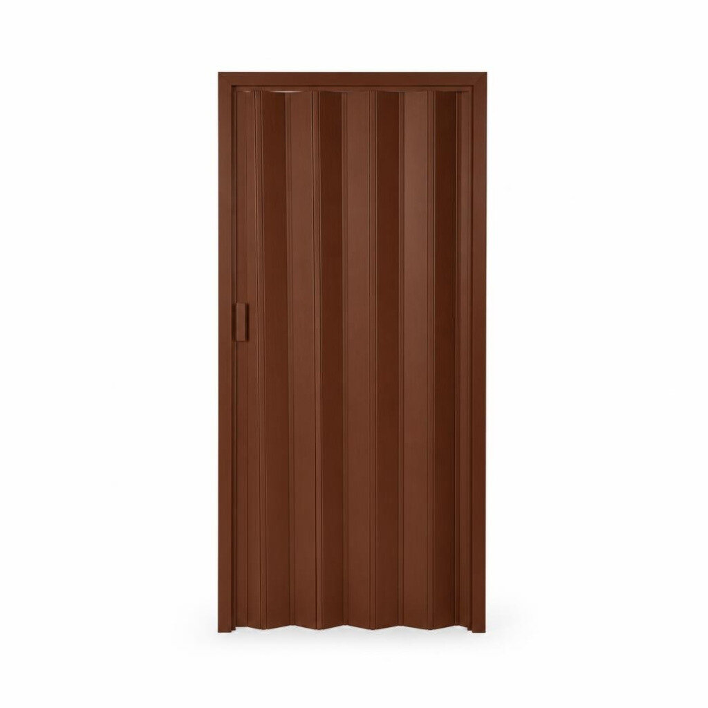 35" X 82" PVC FOLDING DOOR - BROWN
