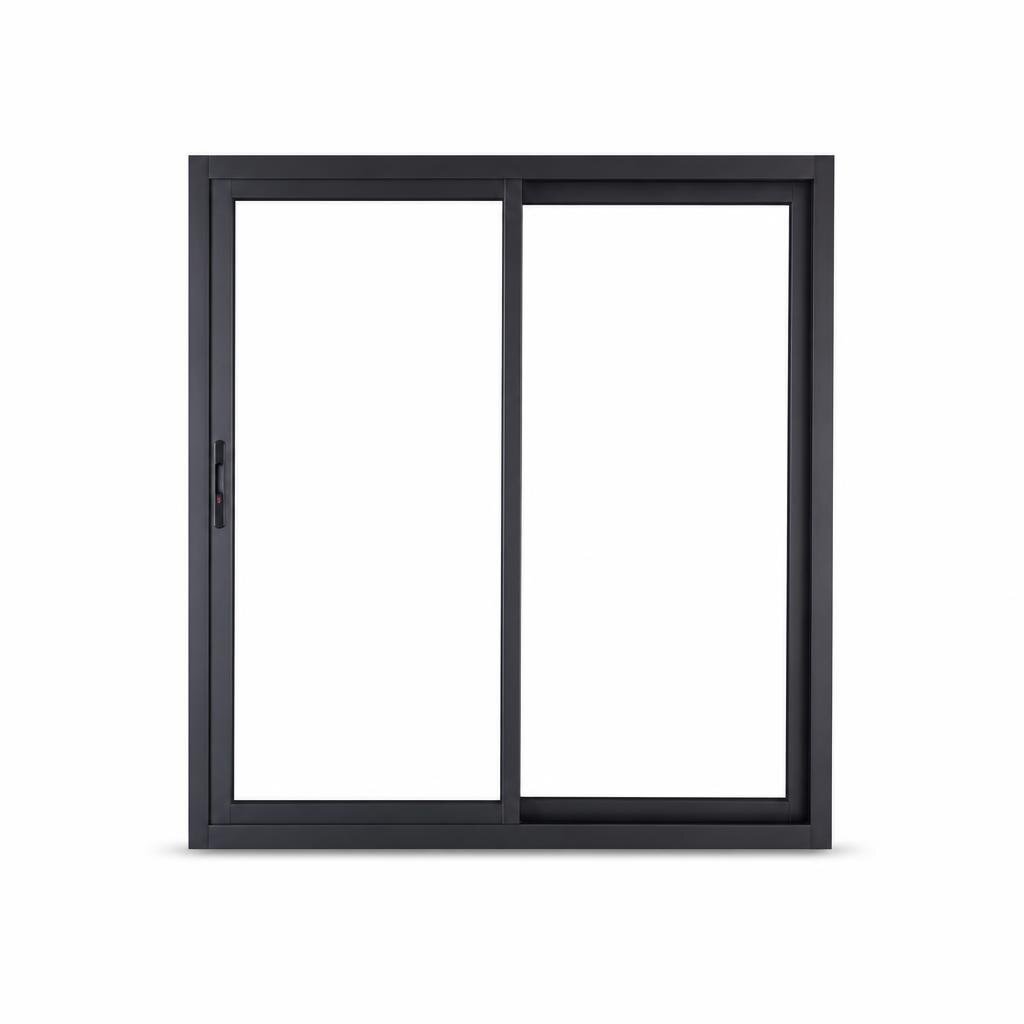 ALUM. SLIDING DOOR:STD PROFILE/FRAME:POWDER COATED FINISH/GLASS:5MM NORMAL CLEAR