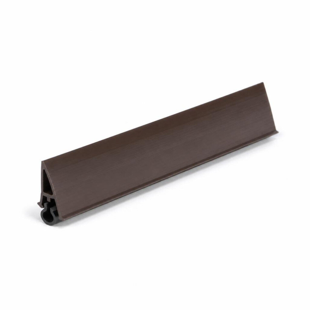 E-MAX PVC DOOR BOTTOM SEAL - BROWN