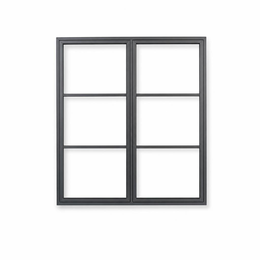 4FT X 2FT METAL WINDOW FRAME - (W/O)