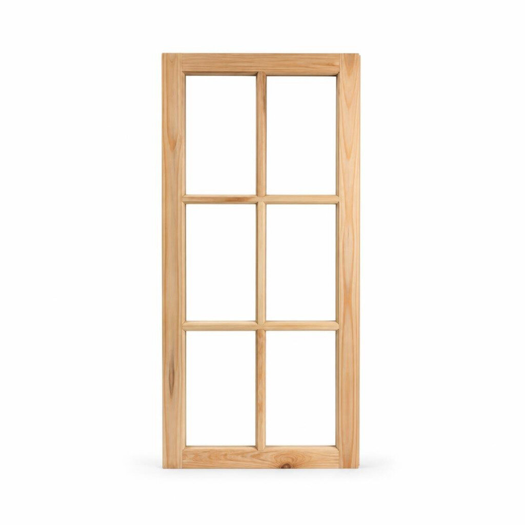 2FT X 4FT WOOD WINDOW FRAME