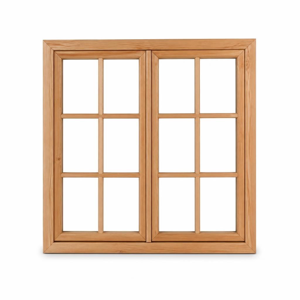 4FT X 4FT WOOD WINDOW FRAME