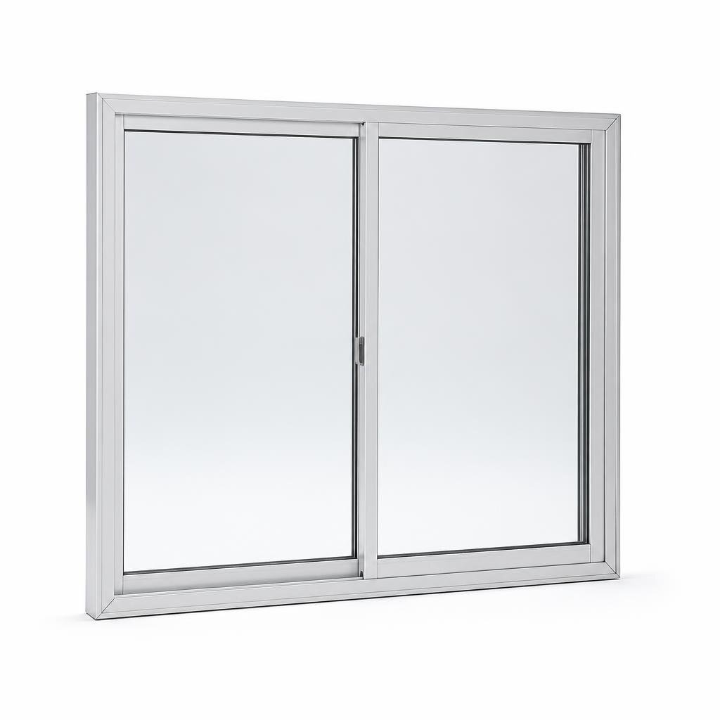 4FT X 4FT ALU.SLIDING WINDOW FRAME C/W 5MM GLASS