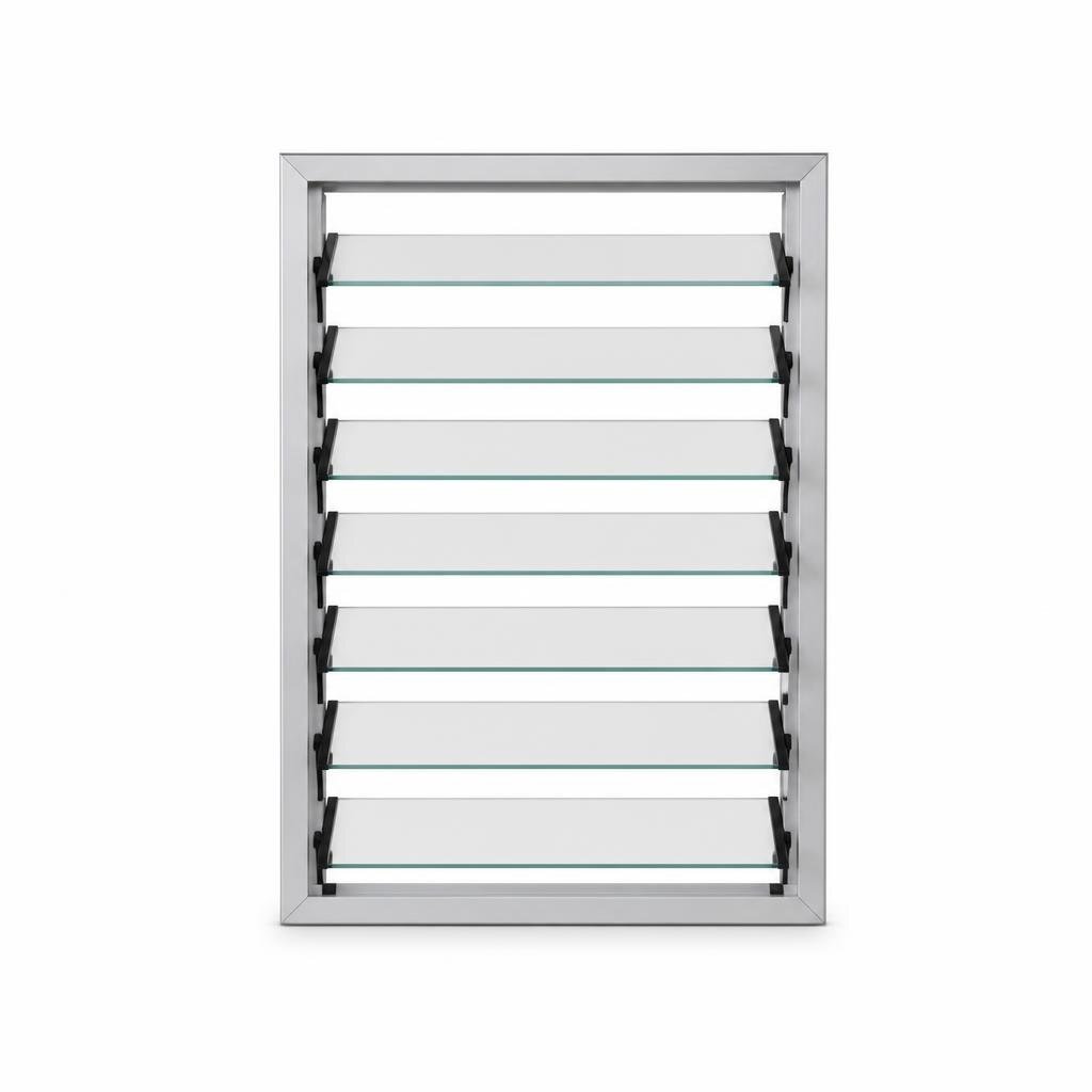 8 BLADES S/C WINDOW LOUVRES