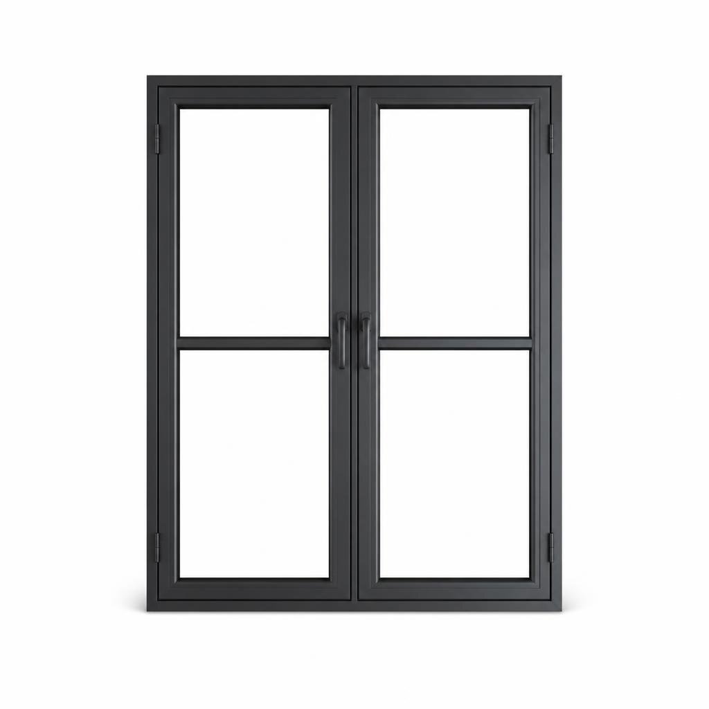 6FT X 4FT ALUMINIUM P/BLACK CASEMENT