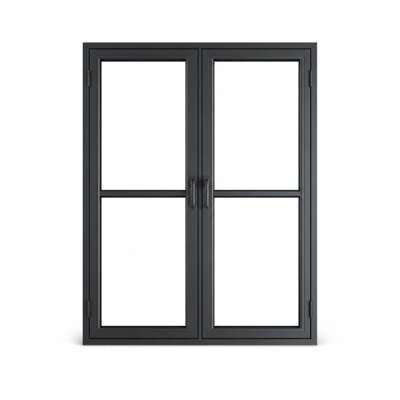 6FT X 4FT ALUMINIUM P/BLACK CASEMENT