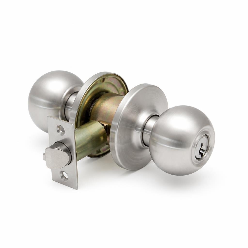 ROCKEY 585SS TOILET CYLINDRICAL LOCK