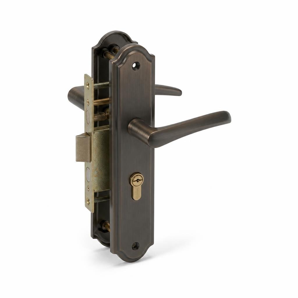 MARKSMAN 8066AC ENTRANCE HANDLE LOCK