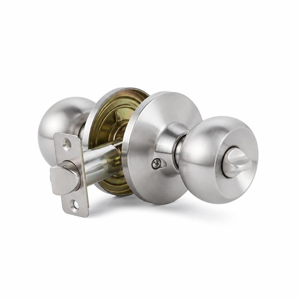 TRI-CIRCLE SP3871SS S/S CYLINDRICAL LOCK - BATH