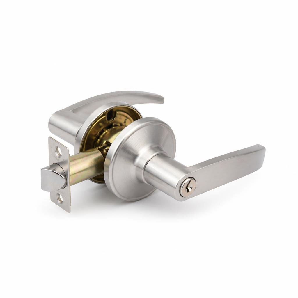 AMAN K2971-PC TUBULAR LEVER LOCKSET-KOREA