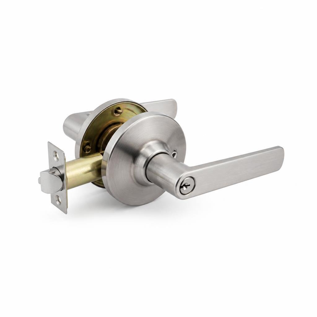 AMAN K2931-GR TUBULAR LEVER LOCKSET-KOREA