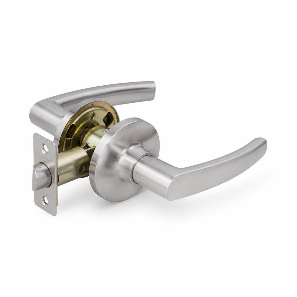 AMAN 2891AC TUBULAR LEVER LOCKSET
