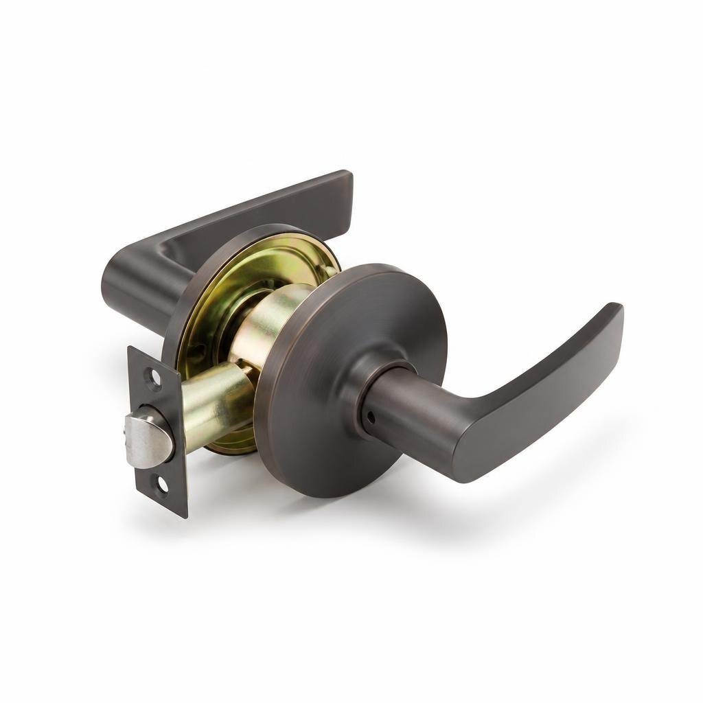 AMAN 2841MB TUBULAR LEVER LOCKSET