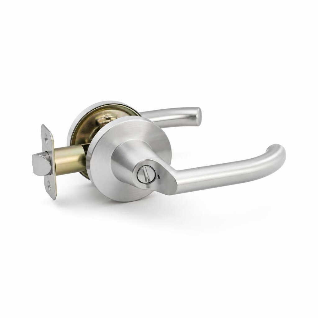 DORETTI TL8610SN-B EXT.CYL. TUBULAR LEVER LOCK - PRIVACY