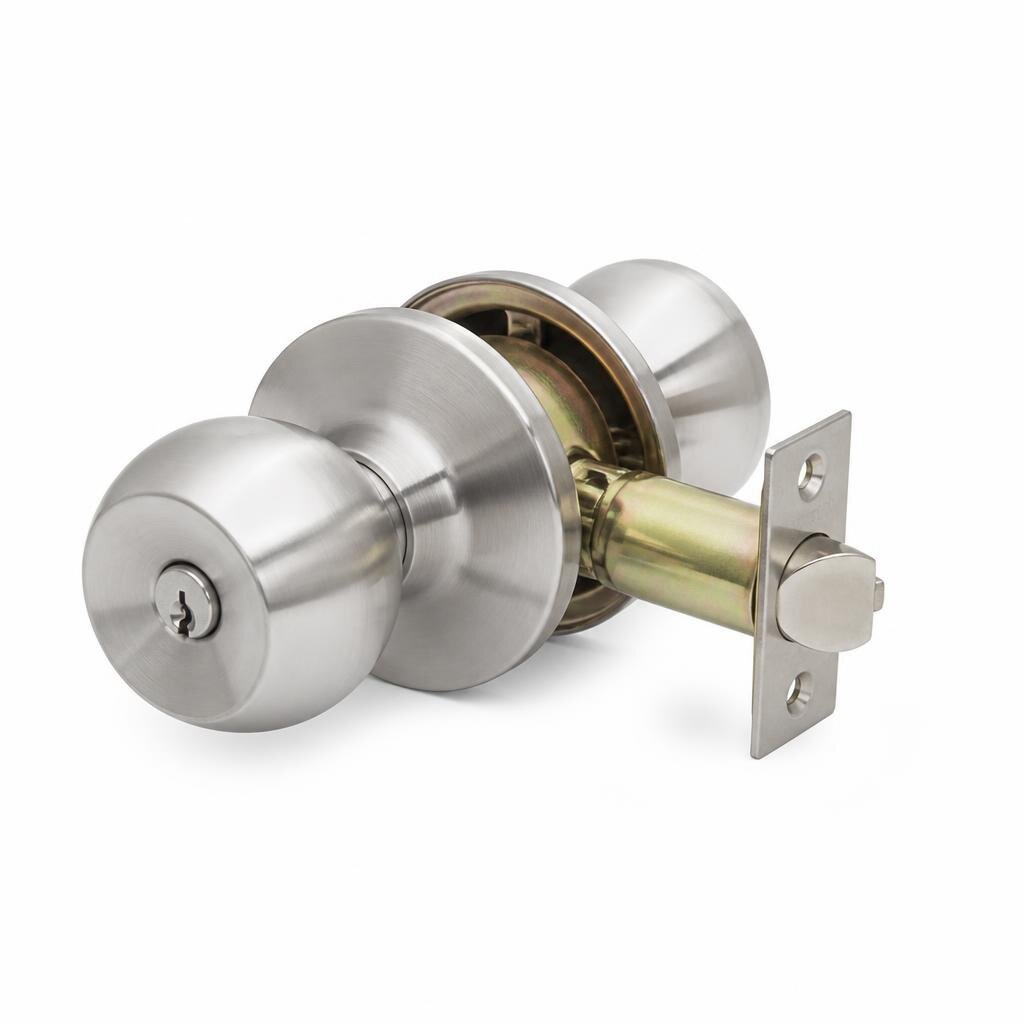 DORMA DA3/US32D S/STEEL CYLINDRICAL LOCK