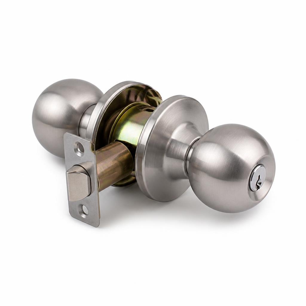 LOKRITE 587SS ET60MM ENTRANCE CYLINDRICAL LOCK