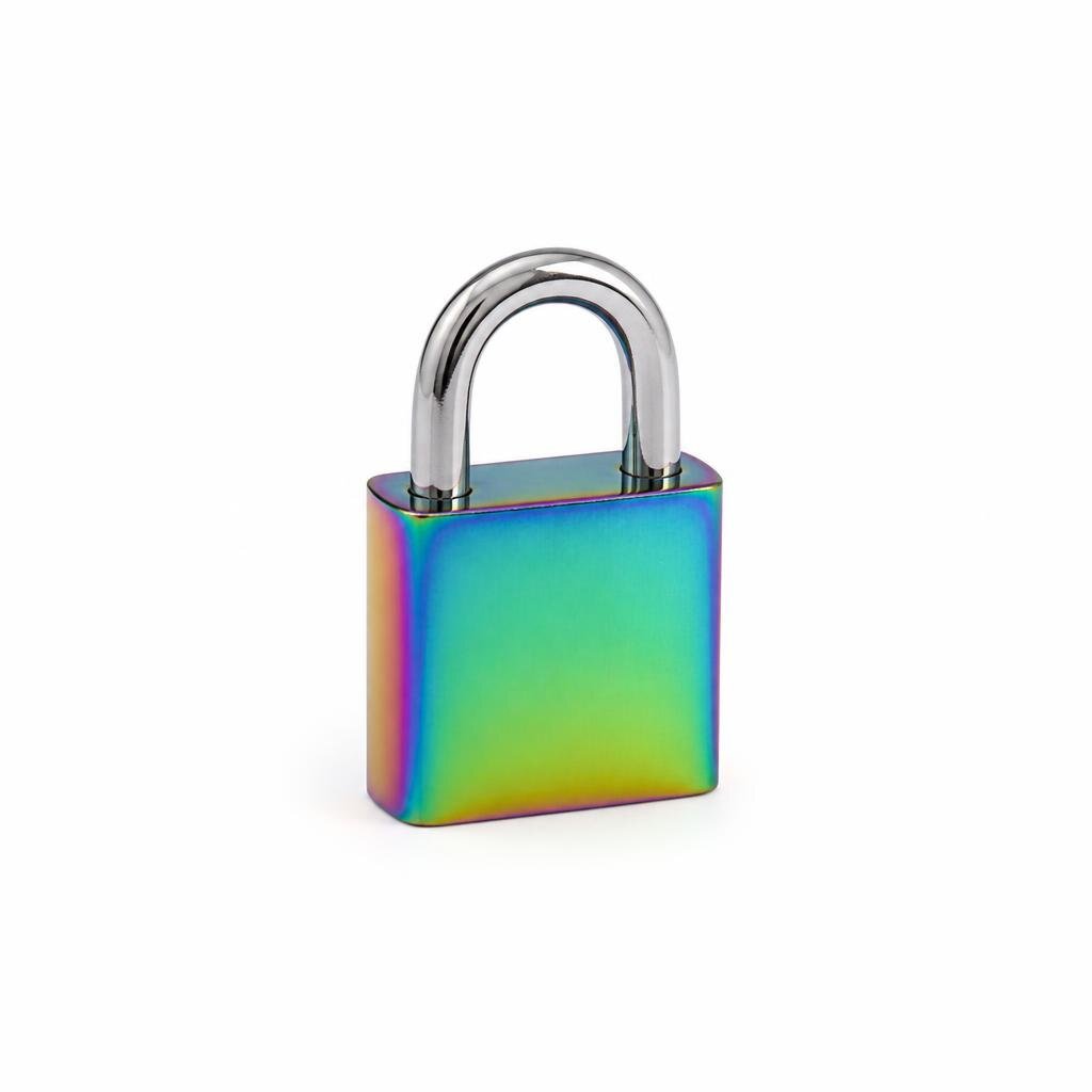 NAVOTO 25MM RAINBOW PADLOCK