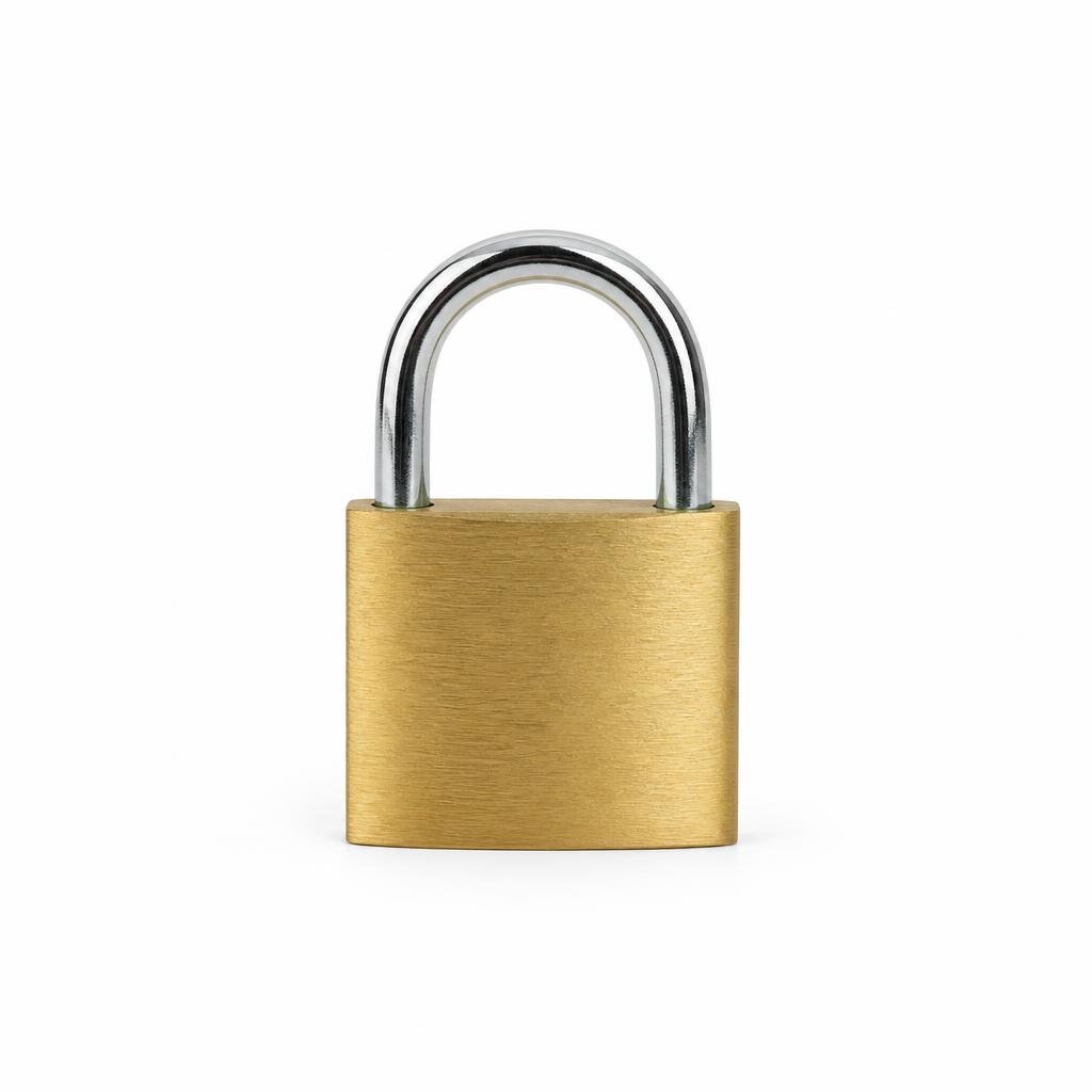 EXTREME 261 20MM BRASS PLATED PAD LOCK