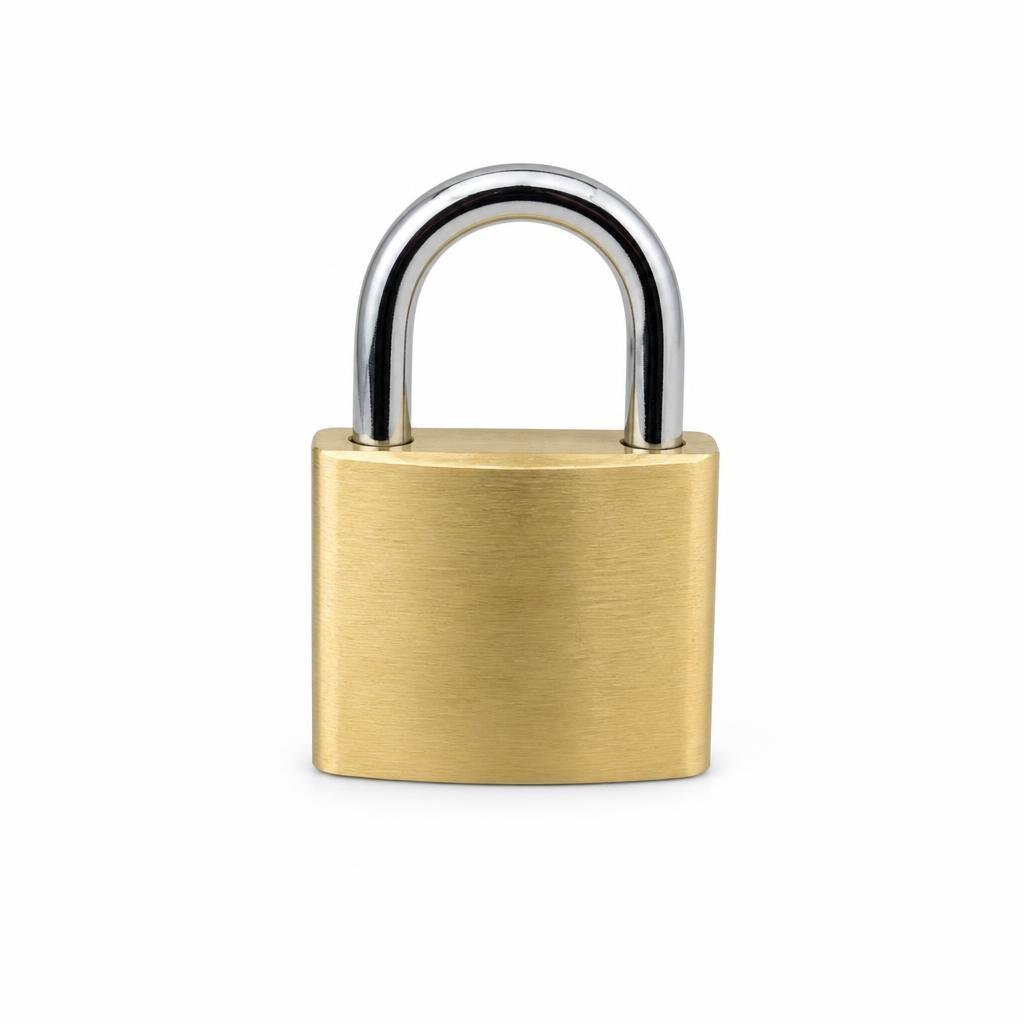 EXTREME 263 32MM BRASS PLATED PAD LOCK