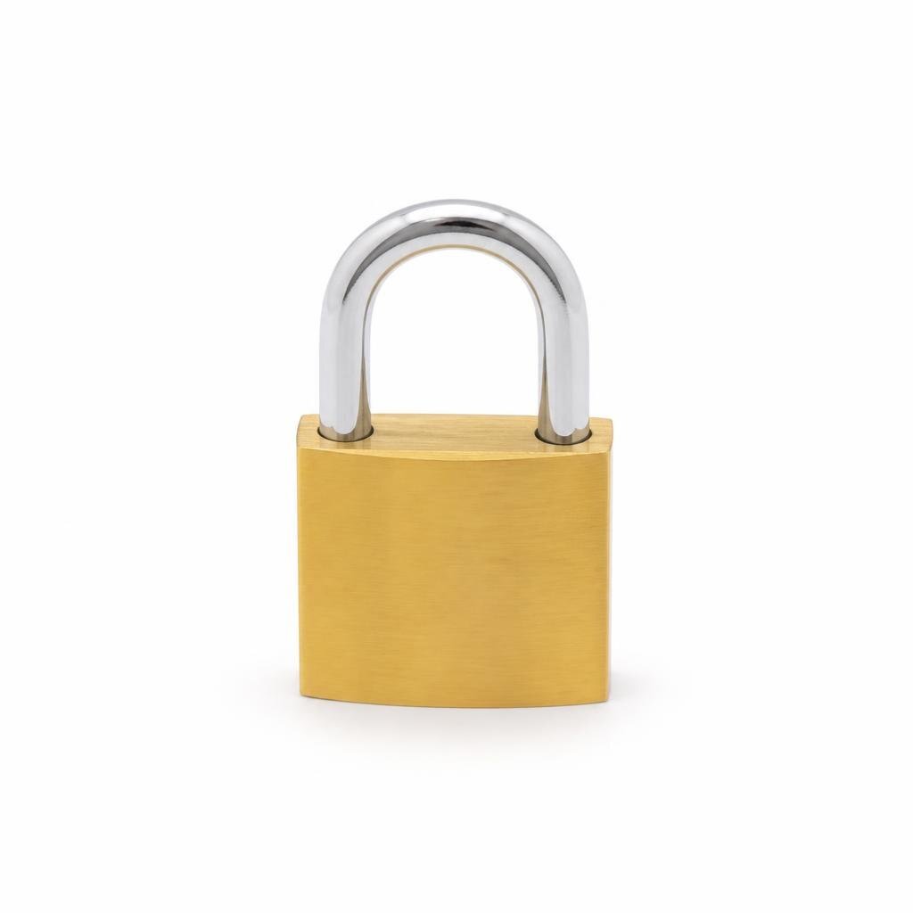 EXTREME 264 38MM BRASS PLATED PAD LOCK