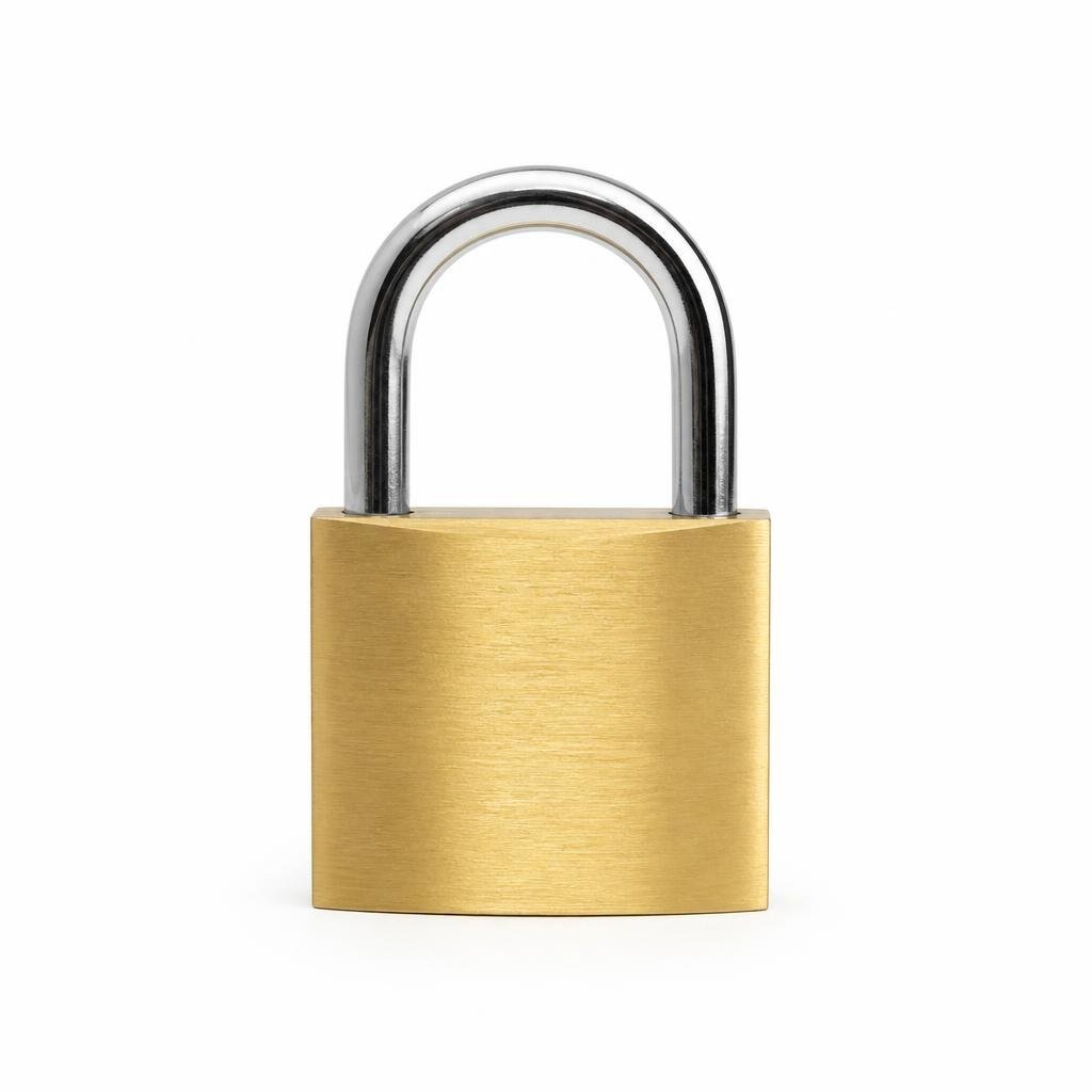 EXTREME 266 63MM BRASS PLATED PAD LOCK